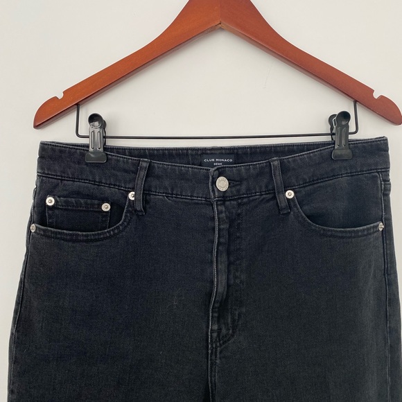 Club Monaco High Rise Skinny Jeans in Wash Black - Picture 11 of 11